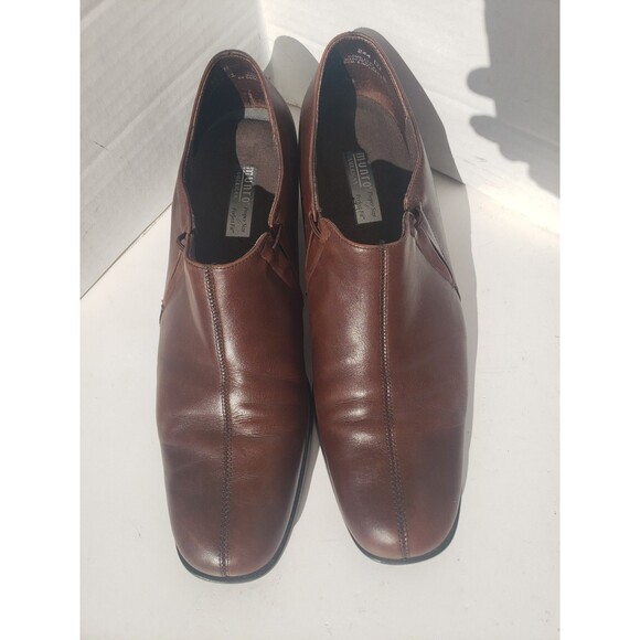 Munro "Revere" Chocolate Brown Leather Slip-On Pump #M281421 Women's 11 Narrow - Picture 5 of 16